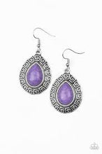 Load image into Gallery viewer, Tribal Tango Purple Earrings