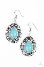 Load image into Gallery viewer, Tribal Tango Turquoise Earrings