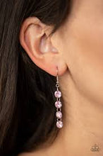 Load image into Gallery viewer, Trickle Down Effect Pink Earrings