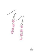 Load image into Gallery viewer, Trickle Down Effect Pink Earrings