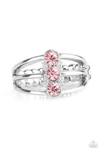 Load image into Gallery viewer, Triple Crown Winner Pink Skinny Band Ring