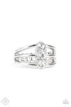 Load image into Gallery viewer, Triple Crown Winner White Skinny Band Ring