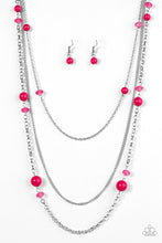 Load image into Gallery viewer, Triple Tango Pink Necklace