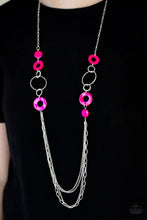 Load image into Gallery viewer, Tropical Sunsets Pink Necklace
