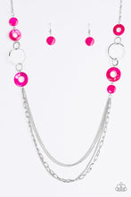 Load image into Gallery viewer, Tropical Sunsets Pink Necklace