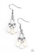 Load image into Gallery viewer, Tropical Winds White Earrings