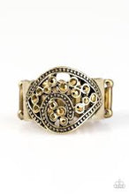 Load image into Gallery viewer, Tsunami Shine Brass Ring - Angie's $5.00 Bling