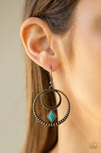 Load image into Gallery viewer, Tuscon Tribute Brass Earrings