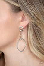 Load image into Gallery viewer, Twisted Trio Silver Earrings