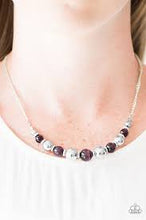 Load image into Gallery viewer, Upper Glass Purple Necklace - Angie's $5.00 Bling