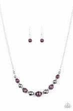 Load image into Gallery viewer, Upper Glass Purple Necklace - Angie's $5.00 Bling
