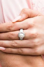Load image into Gallery viewer, Upper Uptown White Skinny Band Ring