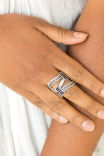 Load image into Gallery viewer, Urban Upscale Black Ring - Angie's $5.00 Bling