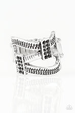 Load image into Gallery viewer, Urban Upscale Black Ring - Angie's $5.00 Bling