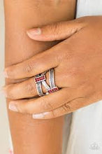 Load image into Gallery viewer, Urban Upscale Red Ring - Angie's $5.00 Bling