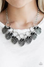 Load image into Gallery viewer, Very Valentine Black Necklace - Angie's $5.00 Bling
