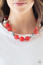 Load image into Gallery viewer, Very Voluminous Red Necklace