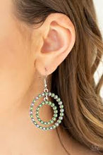Load image into Gallery viewer, Vibrant Venture Green Earrings