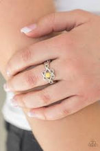 Load image into Gallery viewer, Vibrant Vibes Yellow Skinny Band Ring