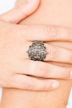 Load image into Gallery viewer, Victorian Valor Black Ring - Angie's $5.00 Bling