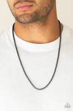 Load image into Gallery viewer, Victory Lap Black Men&#39;s Necklace