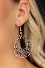 Load image into Gallery viewer, Vine Shine Pink Earrings