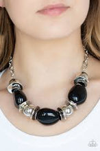 Load image into Gallery viewer, Vivid Vibes Black Necklace - Angie's $5.00 Bling