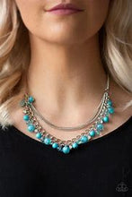 Load image into Gallery viewer, Wait and Sea Blue Necklace