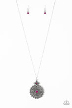 Load image into Gallery viewer, Walk On the Wildflower Side Pink Necklace