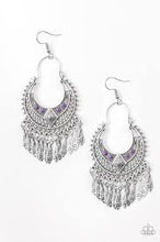 Load image into Gallery viewer, Walk On the Wildside Purple Earrings