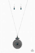 Load image into Gallery viewer, Walk on the Wildflower Side Blue Necklace