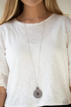 Load image into Gallery viewer, Walk on the Wildflower Side Red Necklace