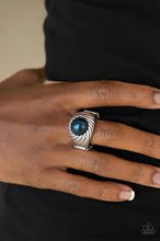 Load image into Gallery viewer, Wall Street Whimsical Blue Ring - Angie's $5.00 Bling