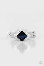 Load image into Gallery viewer, Wallstreet Winner Blue Skinny Band Ring