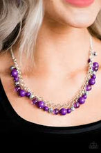 Load image into Gallery viewer, Wander with Wonder Purple Necklace - Angie's $5.00 Bling