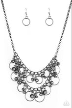 Load image into Gallery viewer, Warning Bells Black Necklace