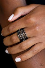 Load image into Gallery viewer, Way Wayward Black Ring - Angie's $5.00 Bling