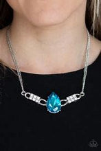 Load image into Gallery viewer, Way to Make an Entrance Blue Necklace