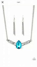 Load image into Gallery viewer, Way to Make an Entrance Blue Necklace