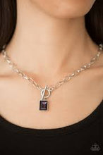 Load image into Gallery viewer, Wear It Like You Mean It Purple Necklace - Angie's $5.00 Bling