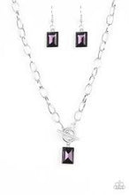 Load image into Gallery viewer, Wear It Like You Mean It Purple Necklace - Angie's $5.00 Bling