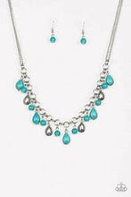 Load image into Gallery viewer, Welcome to Bedrock Blue Necklace