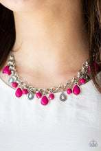 Load image into Gallery viewer, Welcome to Bedrock Pink Necklace