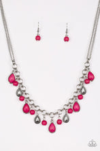 Load image into Gallery viewer, Welcome to Bedrock Pink Necklace