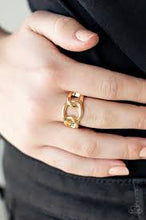 Load image into Gallery viewer, Well Connected Gold Skinny Band Ring