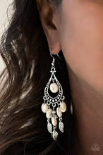 Load image into Gallery viewer, Western Wanderlust White Earrings