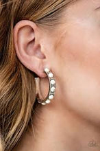 Load image into Gallery viewer, Western Watering Hole White Earrings