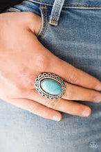 Load image into Gallery viewer, Western Wayfarer Blue Ring - Angie's $5.00 Bling