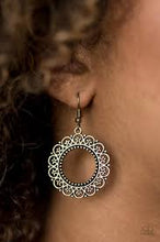 Load image into Gallery viewer, West is Best Brass Earrings