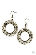 Load image into Gallery viewer, West is Best Brass Earrings